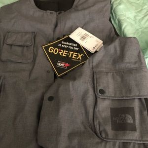 The north face and goretex vest. Reversible